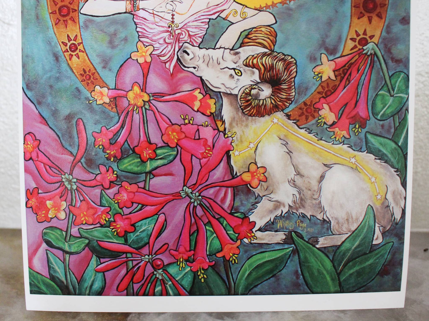 "Aries Art Nouveau" Fine Art Print