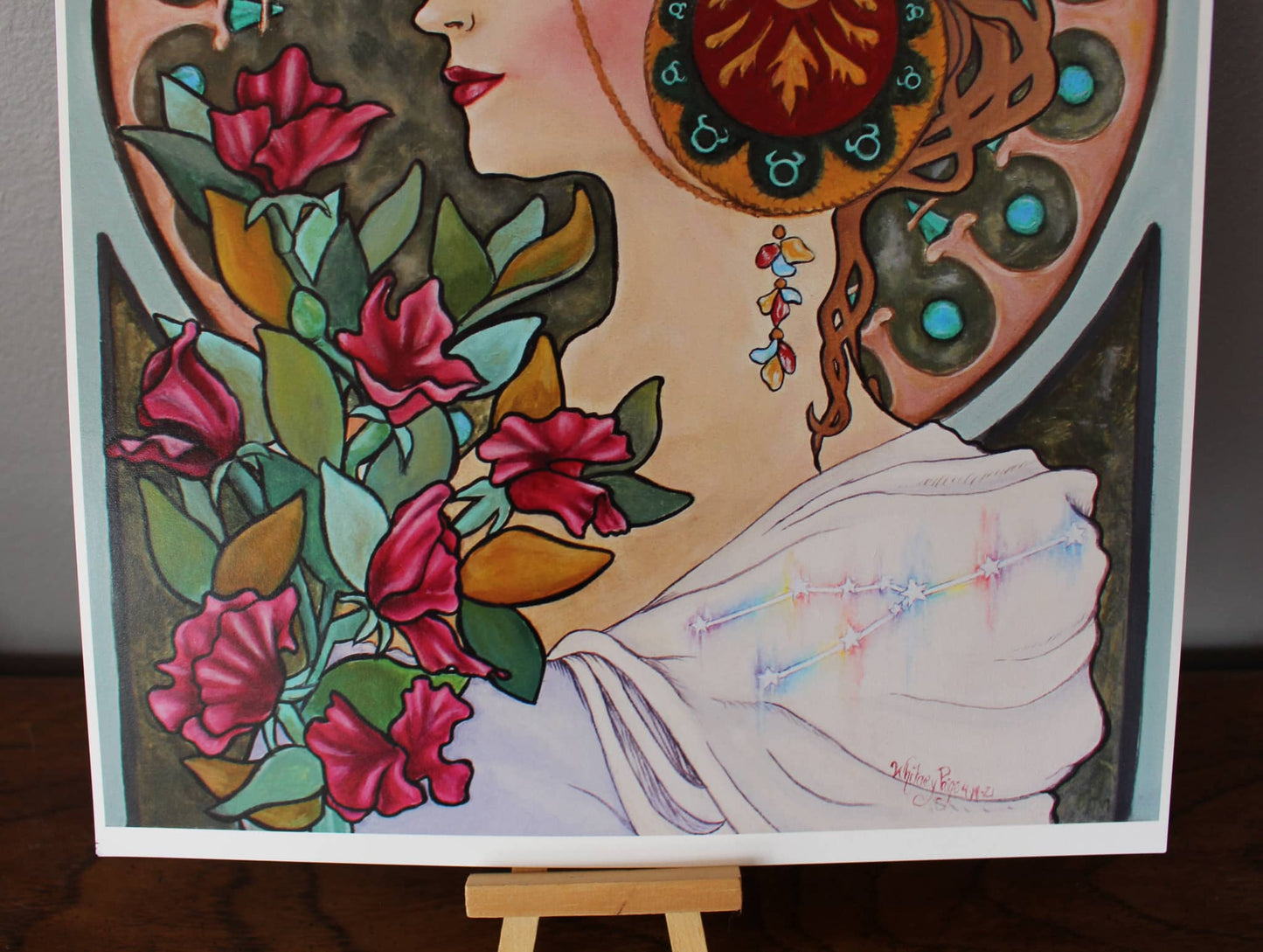 "Taurus" Art Nouveau Fine Art Print