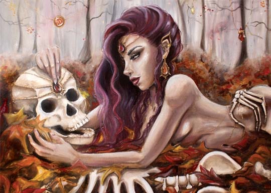 "Gorgeous Death" Fine Art Print